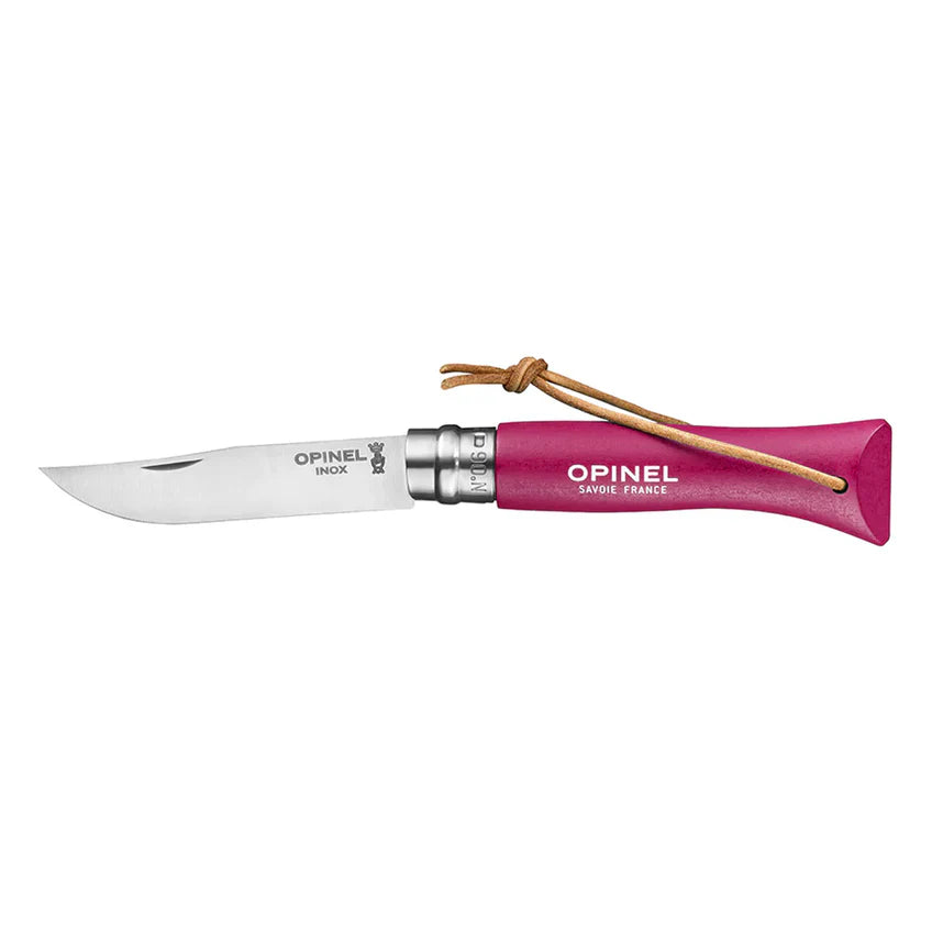 Cuchillo Opinel N°8 Trekking rojo con funda