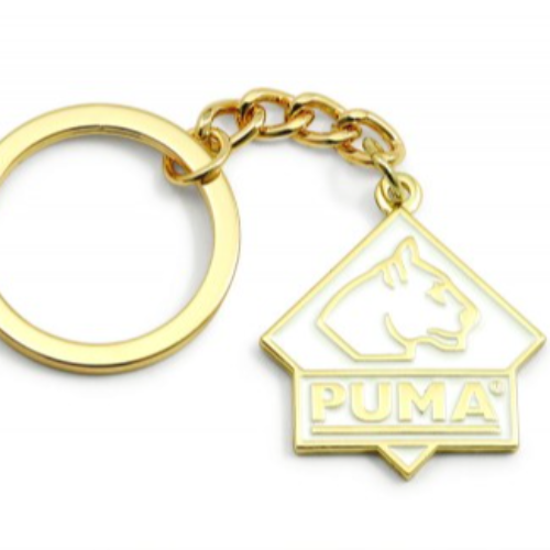 Llavero PUMA – Edición Dorada | Elegancia Compacta