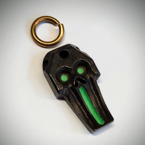 Nacho "The Skull" – EDC Edition  Cráneo de Latón