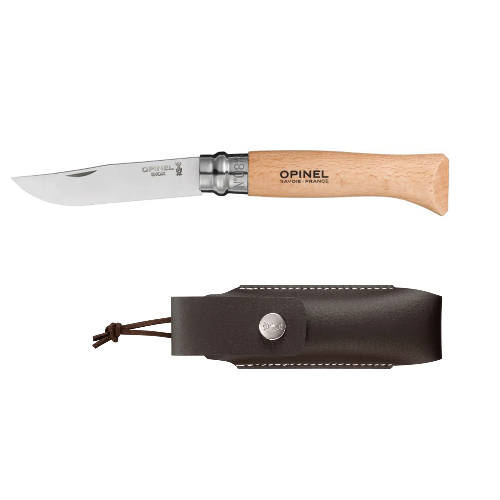 Cuchillo Opinel Inox N° 8 + Funda 8.5 cm