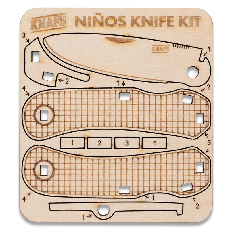 Kit Juguete KNAFS de Cuchillo madera