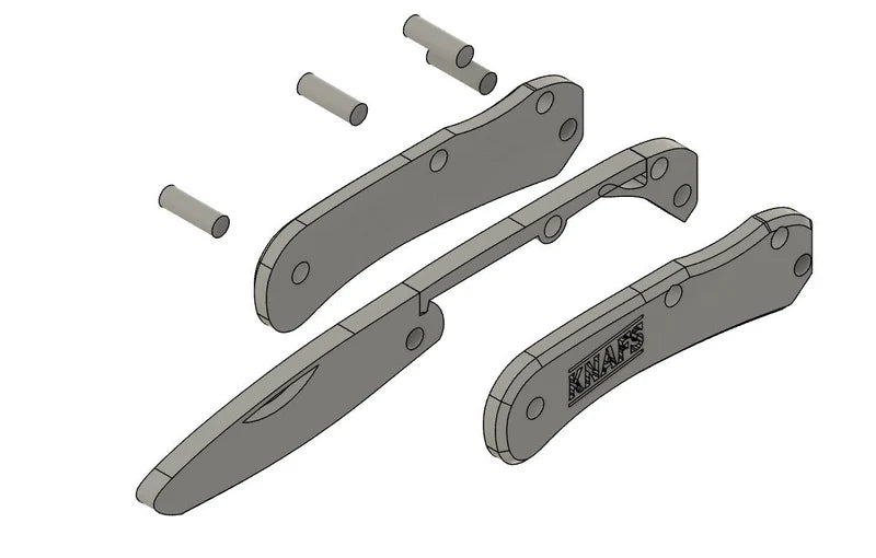Kit Armable KNAFS en 3D de cuchillo para niños