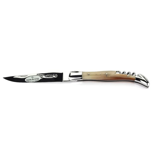 Navaja Laguiole en Aubrac 12 cm – Punta de Cuerno