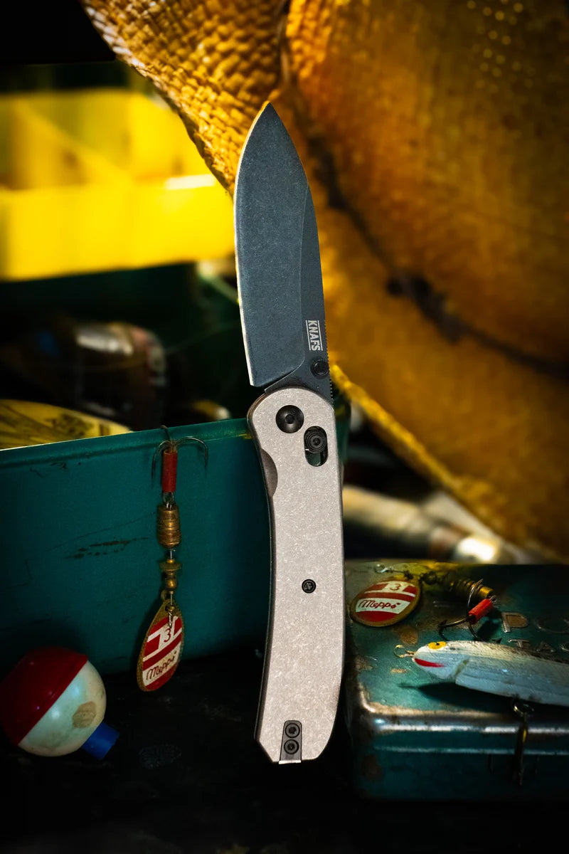 Lander 2 – Titanio Stonewashed S35VN Negro