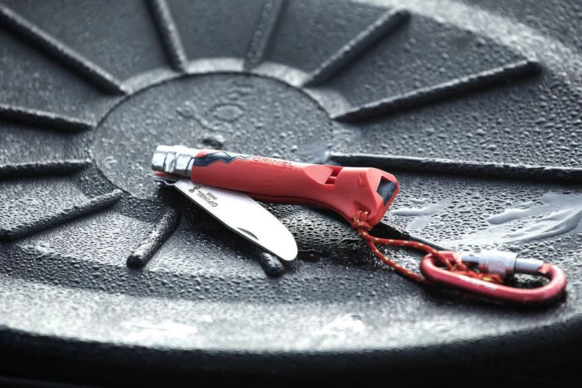 Cuchillo Opinel N°7 Outdoor niños rojo