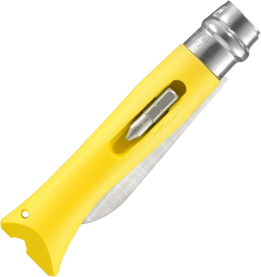 Cuchillo Opinel N°9 multiuso amarillo
