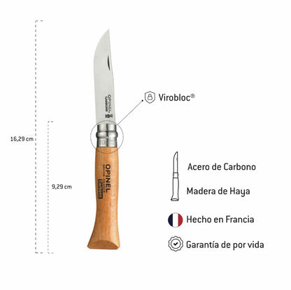 Cuchillo Opinel N°6 de Acero Carbono