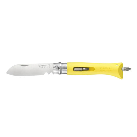 Cuchillo Opinel N°9 multiuso amarillo